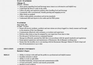 Server Resume Samples Five Various Ways to Do the Invoice and Resume Template