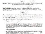 Service Agreement Contract Template Agreement Template Category Page 1 Efoza Com