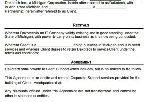 Service Agreements and Contracts Templates Sample Service Agreement Template 17 Free Documents
