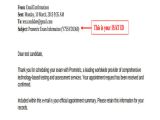 Service Appointment Confirmation Email Templates 7 Confirmation Email Examples Samples Examples