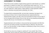 Service Contract Terms and Conditions Template Free Terms Conditions Templates Downloadable Samples