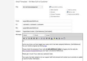 Service Desk Email Templates Outlook Help Desk Add In House On the Hill Service Desk