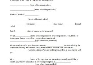 Service Proposal Template Free Download Service Proposal Template 14 Free Word Pdf Document