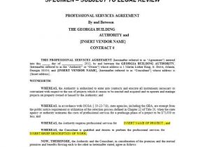 Services Agreement Contract Template 50 Professional Service Agreement Templates Contracts