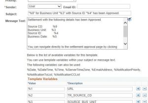 Settlement Email Template Setting Up Settlement Approvals