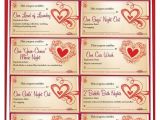 Sex Coupon Template Romantic Love Coupon Template Printable Love Coupons for