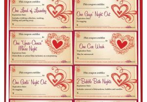 Sex Coupon Template Romantic Love Coupon Template Printable Love Coupons for