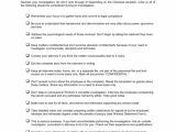 Sexual Harassment Letter Template Checklist Investigating Complaints Of Harassment