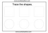Shape Tracing Templates Shape Tracing 1 Worksheet Free Printable Worksheets