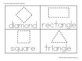 Shape Tracing Templates Shape Tracing Worksheets Free Worksheets Library
