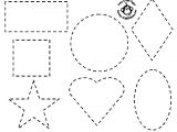 Shape Tracing Templates Shapes Coloring Pages for Preschoolers Pinterest Shapes