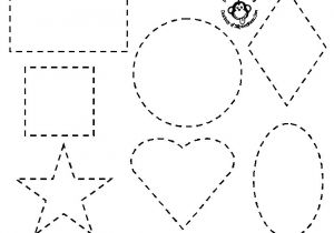 Shape Tracing Templates Shapes Coloring Pages for Preschoolers Pinterest Shapes