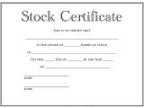 Share Certificate Template Canada 42 Stock Certificate Templates Free Word Pdf Excel formats