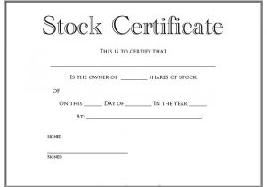 Share Certificate Template Canada 42 Stock Certificate Templates Free Word Pdf Excel formats