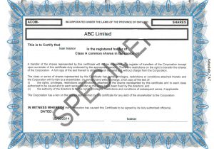 Share Certificate Template Canada Canada Ontario Epc Offshore Zones Offshore and