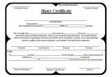 Share Certificate Template Canada Shareholders Certificate Template Dtk Templates