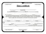 Share Certificate Template Canada Shareholders Certificate Template Dtk Templates