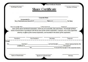 Shareholder Certificate Template 21 Share Stock Certificate Templates Psd Vector Eps