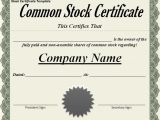 Shareholder Certificate Template Shareholder Certificate Sample
