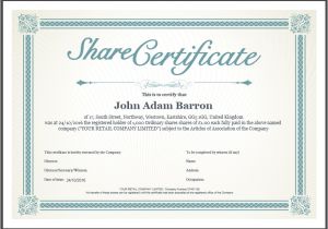 Shareholding Certificate Template Another Inform Direct Product Update October 2016