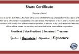 Shareholding Certificate Template Business Shareholder Registers Certificate Template Word