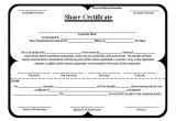 Shareholding Certificate Template Shareholders Certificate Template Dtk Templates