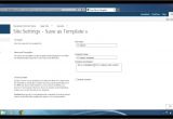Sharepoint 2013 Save Site as Template Sharepoint 2013 How to Save Your Site as A Template Youtube