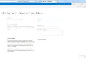 Sharepoint 2013 Save Site as Template Ukreddy Sharepoint Journey issue Save Site as Template