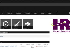 Sharepoint Hr Template Human Resources Portal Template for Office 365 and