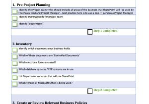 Sharepoint Proposal Template 7 Project List Templates Sample Templates