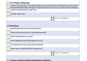 Sharepoint Requirements Template 7 Project List Templates Sample Templates