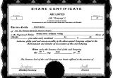Shares Certificate Template 13 Share Stock Certificate Templates Excel Pdf formats