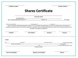 Shares Certificate Template Stock Shares Certificate Template Microsoft Word Templates
