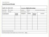 Shipping Ticket Template Shipment Delivery Receipt Templates for Ms Excel Receipt