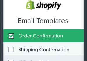 Shopify order Confirmation Email Template Email Templates Klaviyo