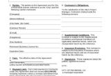 Short Term Employment Contract Template 7 Employment Contract form Samples Free Sample Example