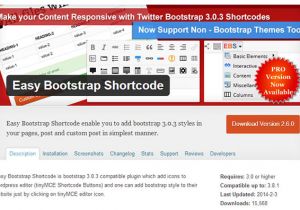 Shortcode In Template Best Bootstrap WordPress Plugins Wptemplate Com