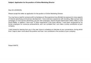 Should I Use A Cover Letter Cover Letters Cover Letter for Online Application Business