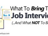 Should You Bring A Resume to A Job Interview What to Bring to A Job Interview and What Not to Bring