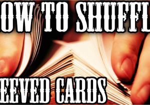 Shuffle Tech Professional Card Shuffler How to Shuffle Sleeved Cards Magic the Gathering Yu Gi Oh Pokemon Part 1
