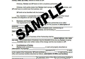 Silent Partner Contract Template 9 Partnership Contract Templates Example Word Apple