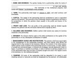 Silent Partner Contract Template Silent Partner Contract Template Sampletemplatess