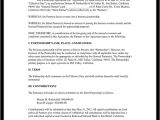 Silent Partner Contract Template Silent Partnership Agreement Template with Sample