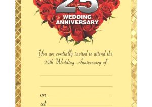 Silver Jubilee Marriage Anniversary Invitation Card 50th Anniversary Invitation Cards In 2020 50th Anniversary