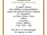 Silver Jubilee Marriage Anniversary Invitation Card 50th Anniversary Invitation Wording