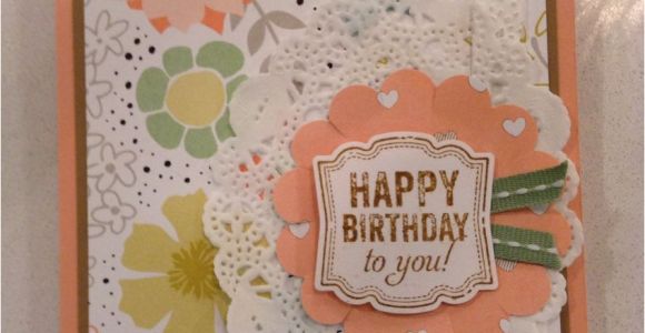 Simple and Beautiful Birthday Card Happy Birthday Stampin Up Card with Images Happy