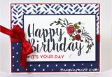Simple and Beautiful Birthday Card Stampin Up Happy Inkin Thursday Big On Birthdays Blog