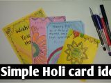 Simple and Beautiful Card Designs 4 Simple Holi Greeting Card Ideas Beautiful Handmade Cards