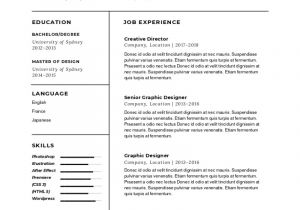Simple and Impressive Resume format 30 Most Impressive Resume Design Templates Designbold