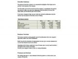 Simple Business Plan Financial Template Simple Business Plan Template 20 Free Sample Example